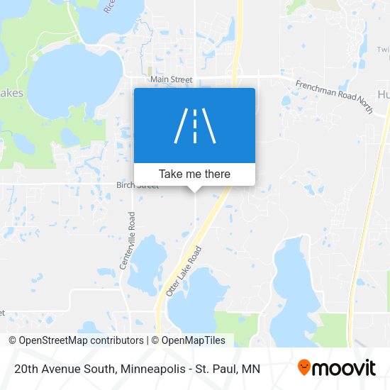 Mapa de 20th Avenue South