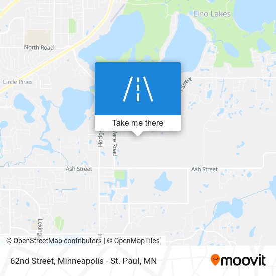 Mapa de 62nd Street