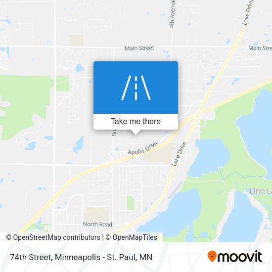 Mapa de 74th Street
