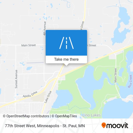 Mapa de 77th Street West