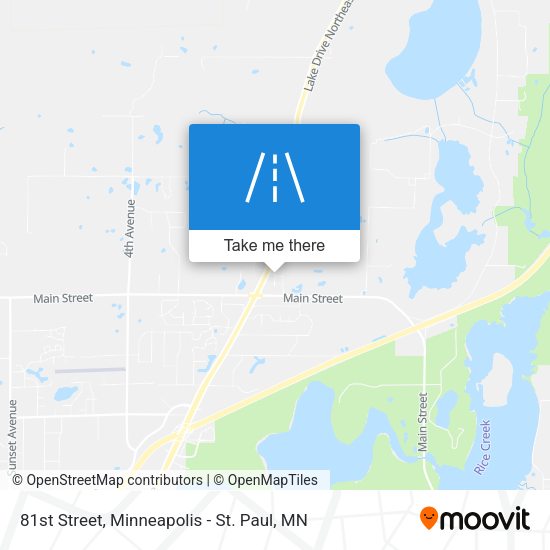 81st Street map