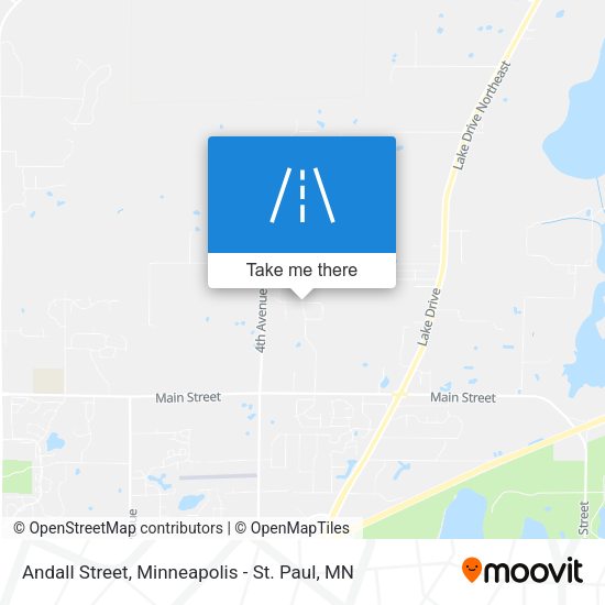 Andall Street map
