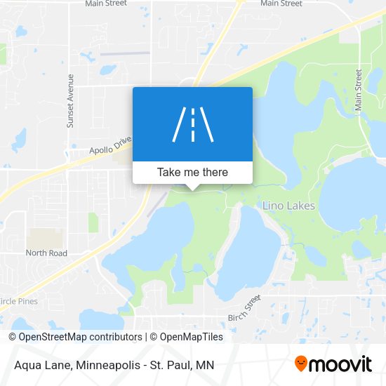 Mapa de Aqua Lane