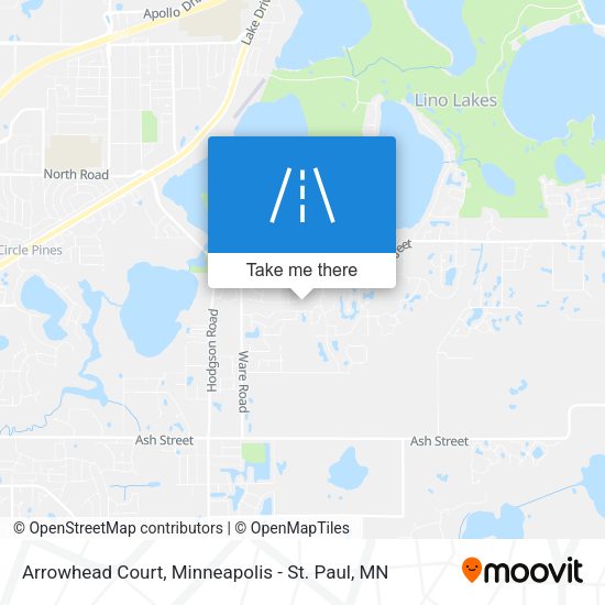 Arrowhead Court map