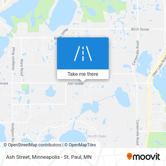 Ash Street map