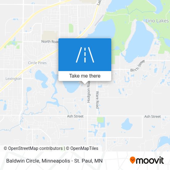 Baldwin Circle map