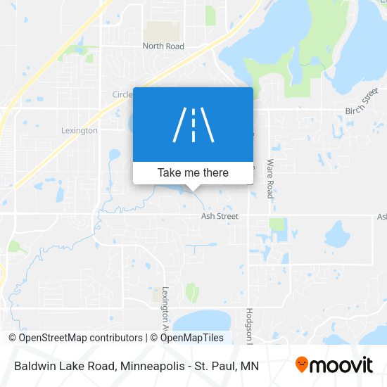 Mapa de Baldwin Lake Road