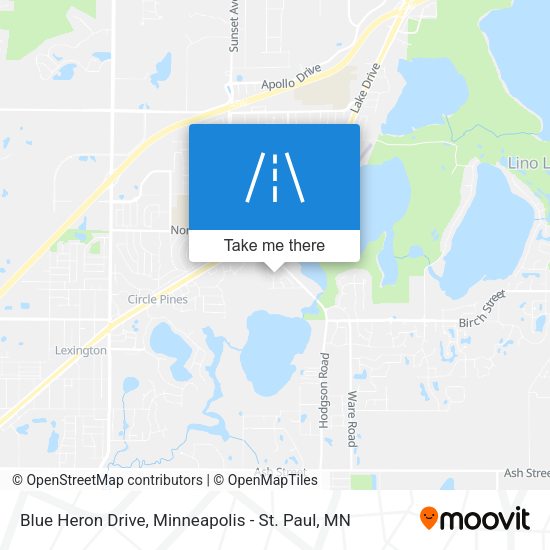 Blue Heron Drive map