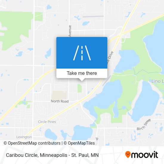 Caribou Circle map