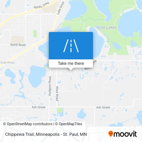 Chippewa Trail map