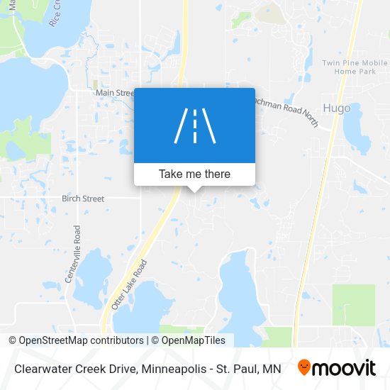 Mapa de Clearwater Creek Drive