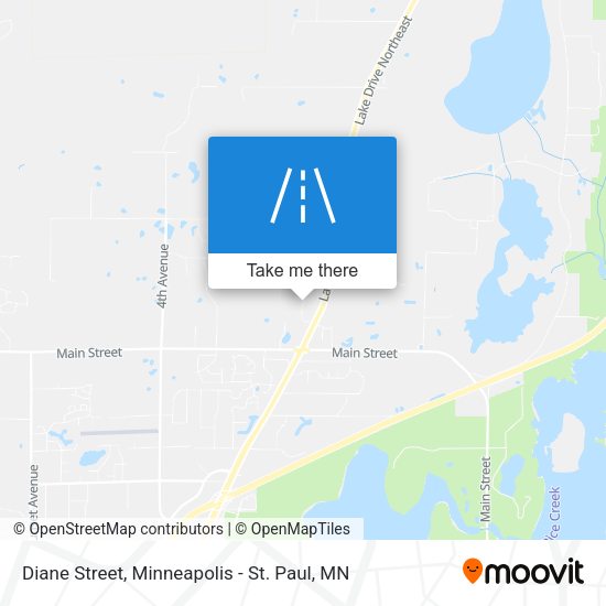 Diane Street map