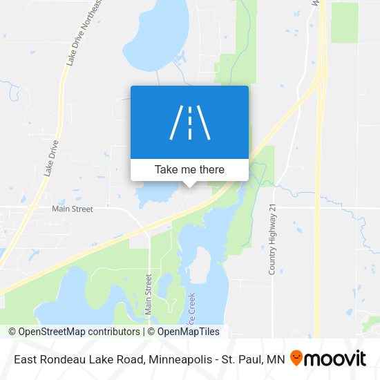 Mapa de East Rondeau Lake Road
