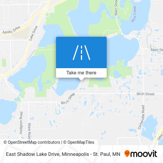 Mapa de East Shadow Lake Drive
