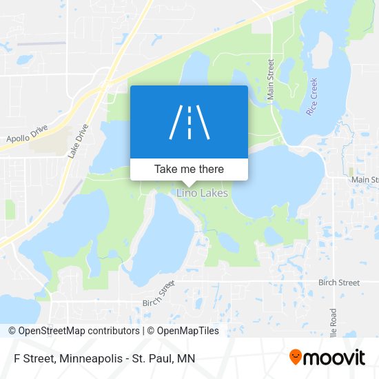 F Street map