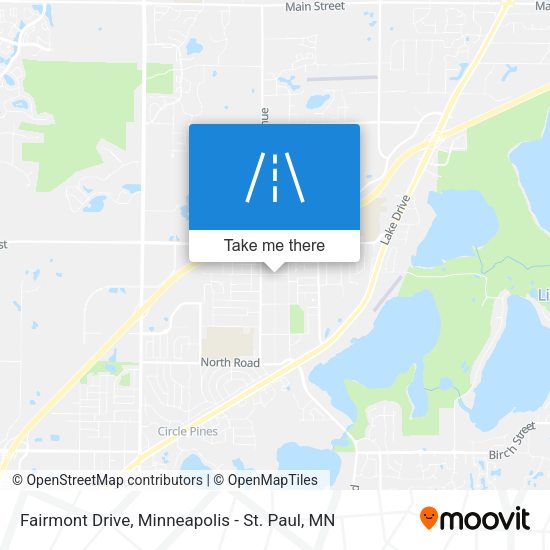 Fairmont Drive map