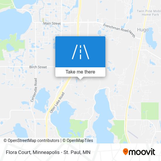 Flora Court map