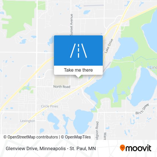 Mapa de Glenview Drive
