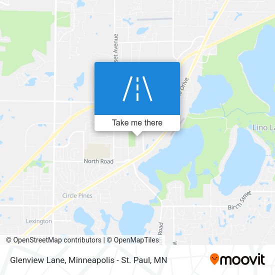 Mapa de Glenview Lane