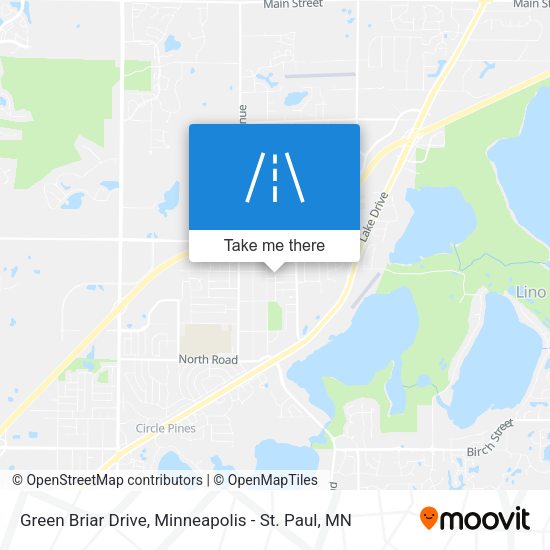 Mapa de Green Briar Drive