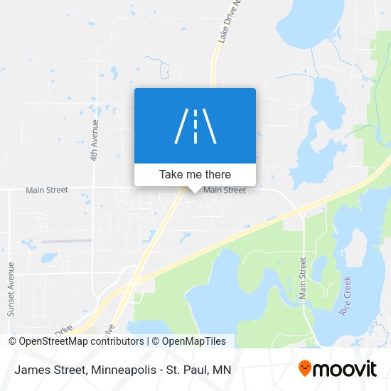 Mapa de James Street