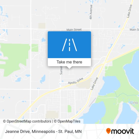 Mapa de Jeanne Drive