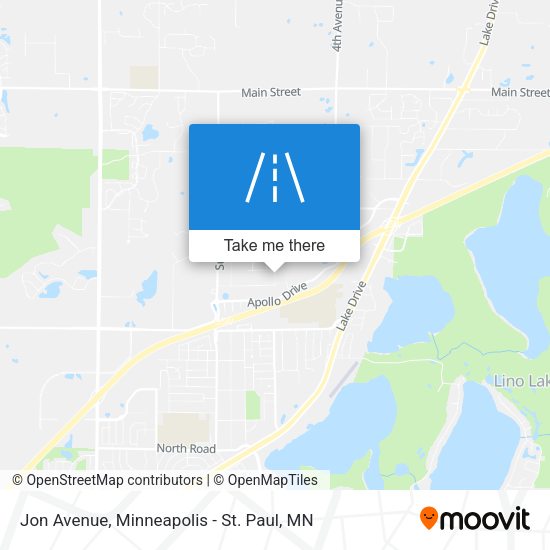 Jon Avenue map