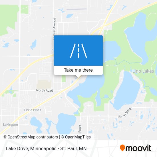 Lake Drive map