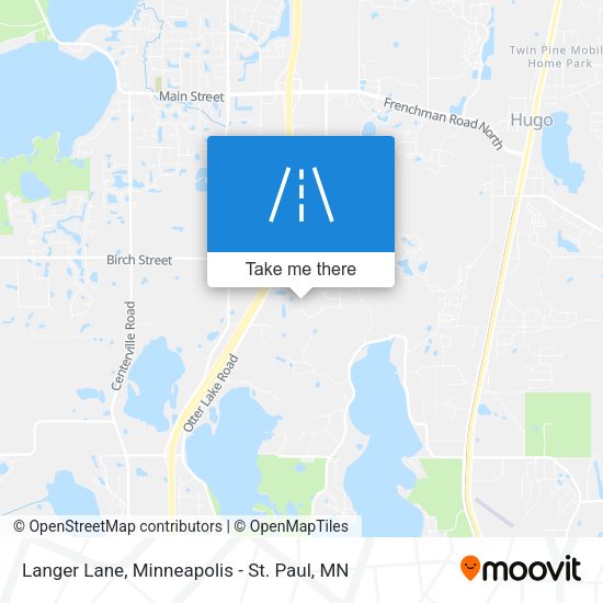 Langer Lane map