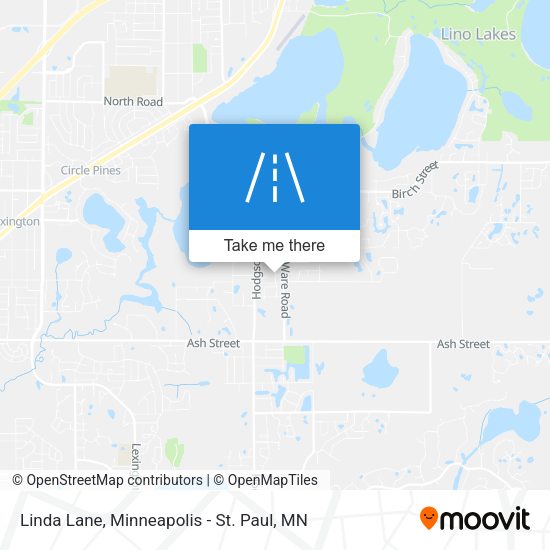 Linda Lane map