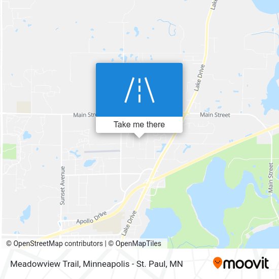 Mapa de Meadowview Trail