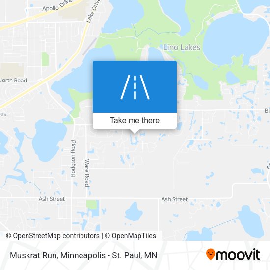 Muskrat Run map