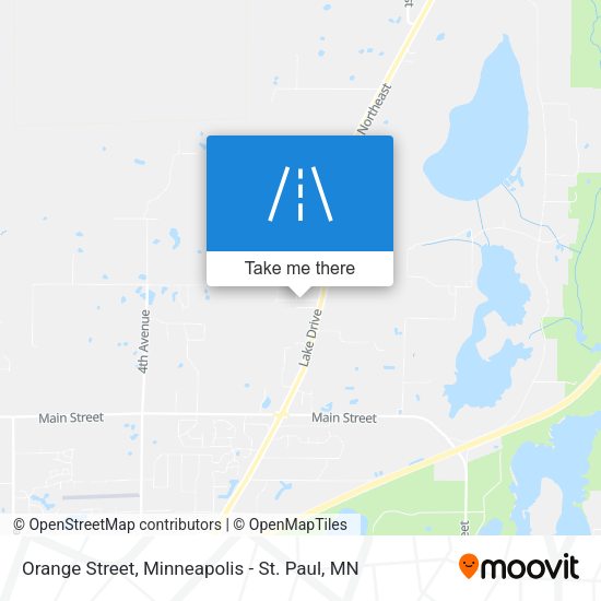 Mapa de Orange Street