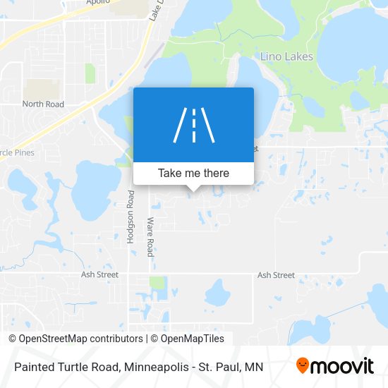 Mapa de Painted Turtle Road