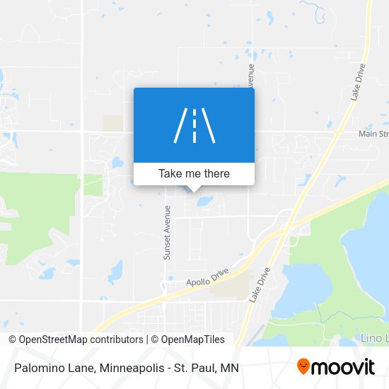 Mapa de Palomino Lane