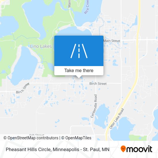 Pheasant Hills Circle map