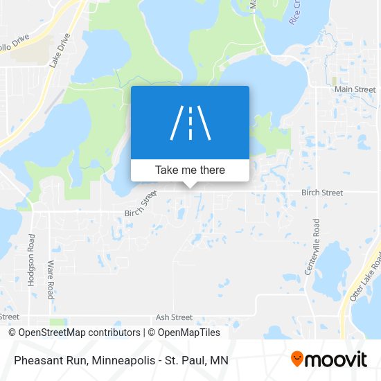 Pheasant Run map