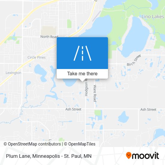 Mapa de Plum Lane