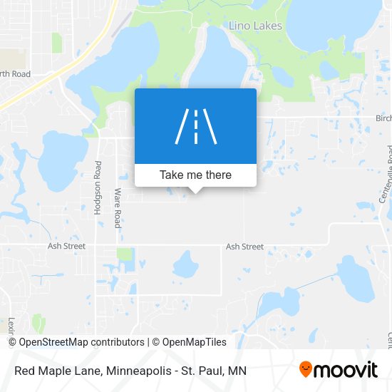 Mapa de Red Maple Lane