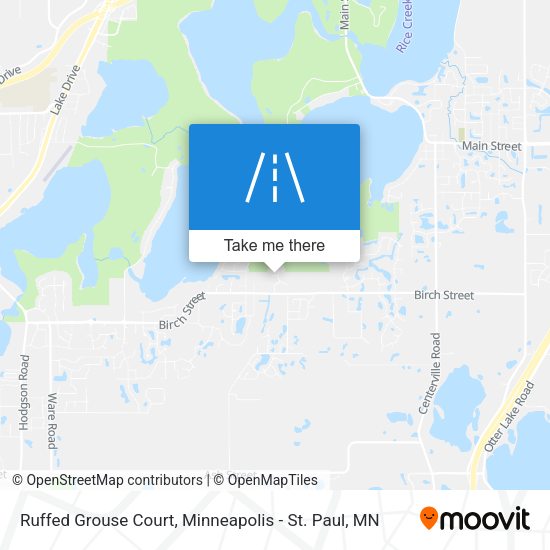 Ruffed Grouse Court map