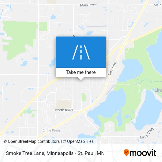 Mapa de Smoke Tree Lane