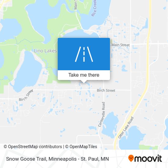 Snow Goose Trail map