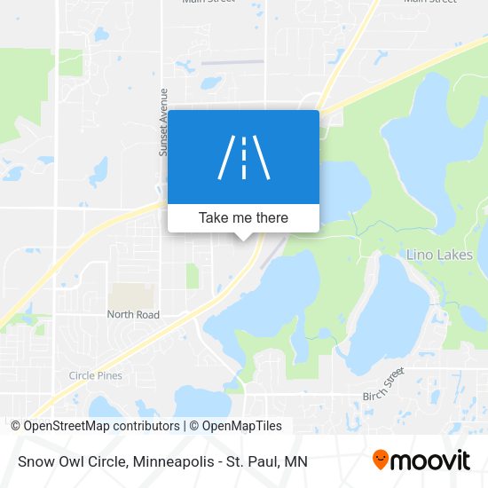 Mapa de Snow Owl Circle