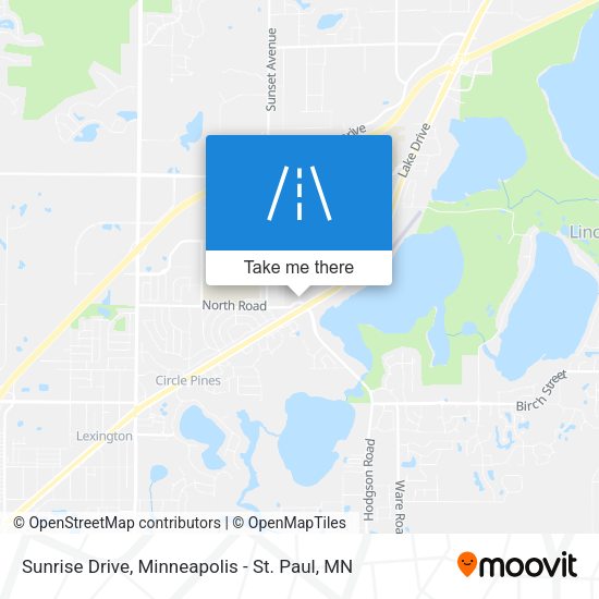 Sunrise Drive map