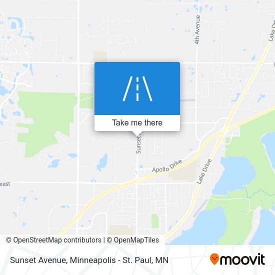 Sunset Avenue map
