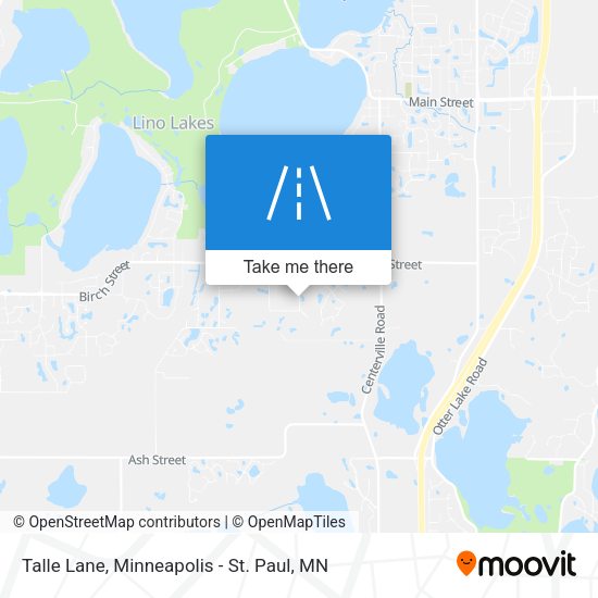 Mapa de Talle Lane