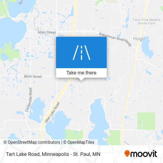 Mapa de Tart Lake Road