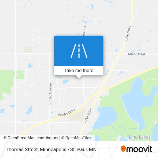 Thomas Street map