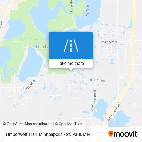 Mapa de Timberwolf Trail