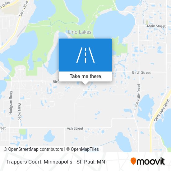 Trappers Court map
